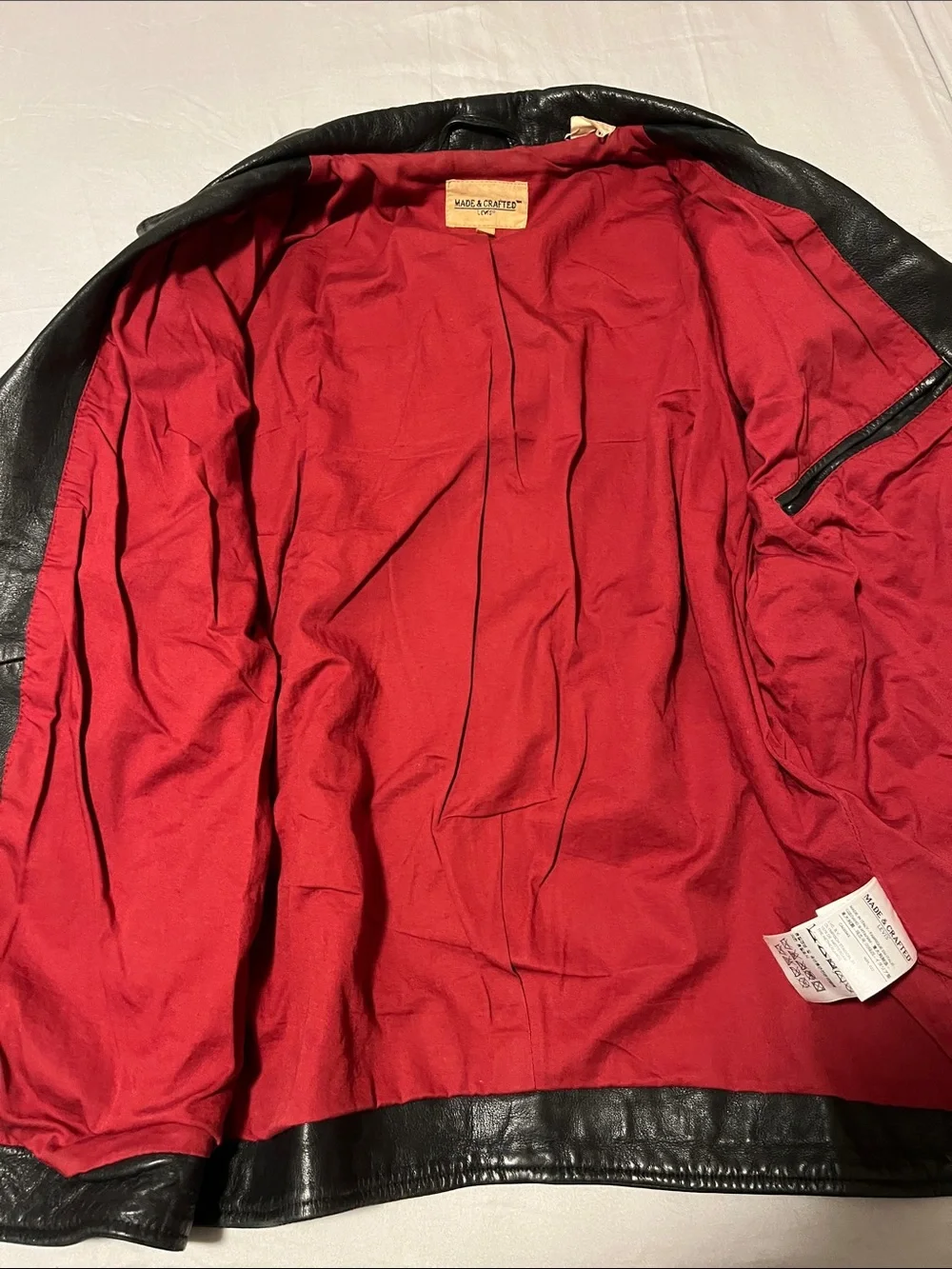 Levi’s Made & Crafted Black Leather Jacket